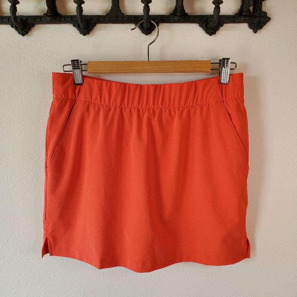 Columbia womens orange golf skort size s
